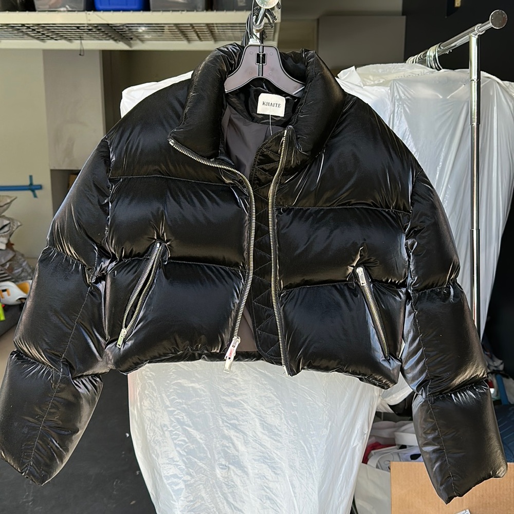 NEW Never Been Worn KHAITE Black Bomber Jacket